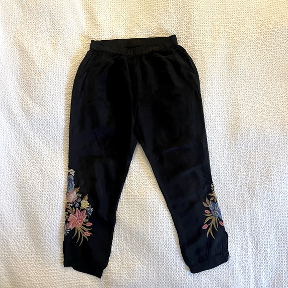 Johnny Was silky joggers - Picture 3 of 4
